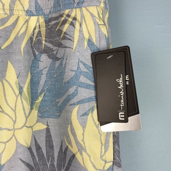 NWT Mens Travis Mathew Outsourced Shorts‎ Size 40 Heather Sleet Floral Trunks - Picture 7 of 9